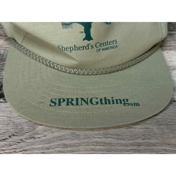 Shepherd's Centers of America Hat Brown Beige One Size Adjustable - Picture 3 of 7